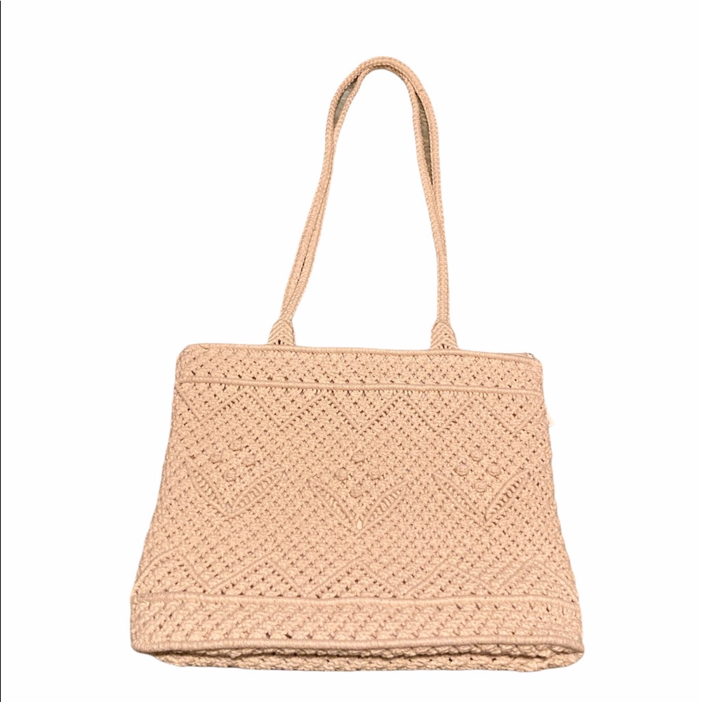 Vintage NWT Macrame Handbag